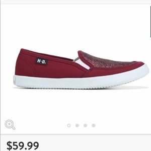 Harley Davidson Woman’s size 10 Wine slip ons